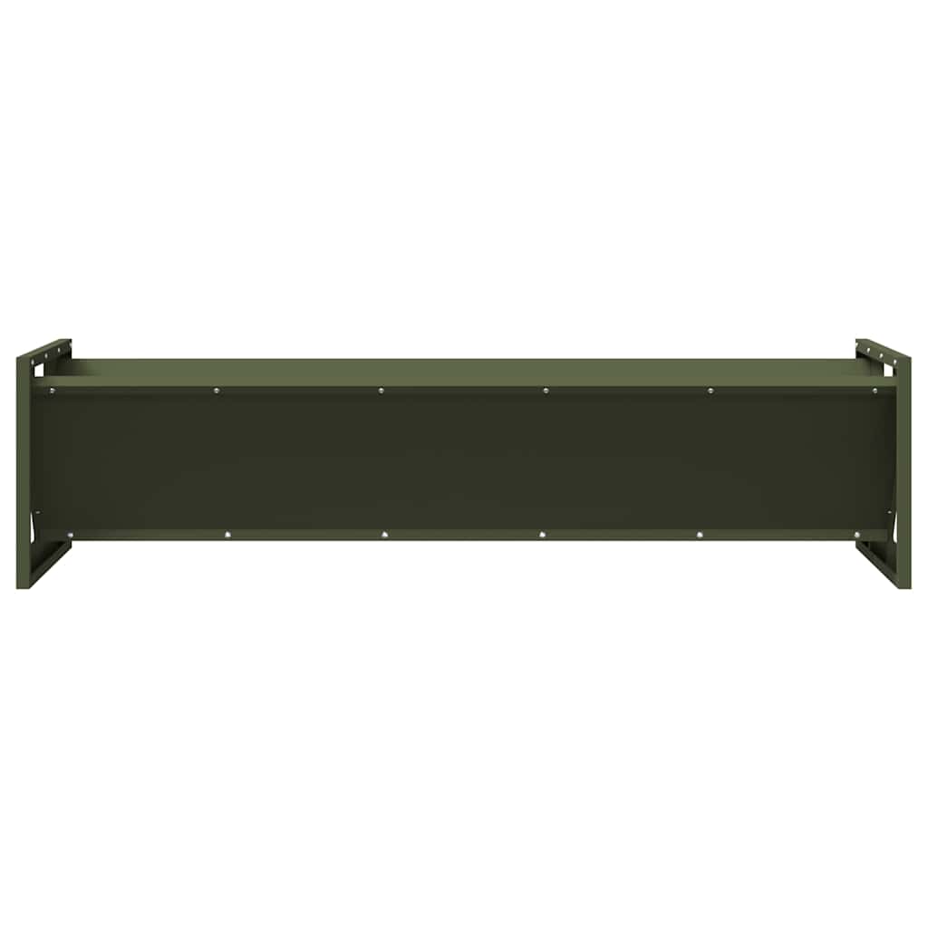 Hranilica za stoku Maslinasto zelena 108 x 50 x 28 cm
