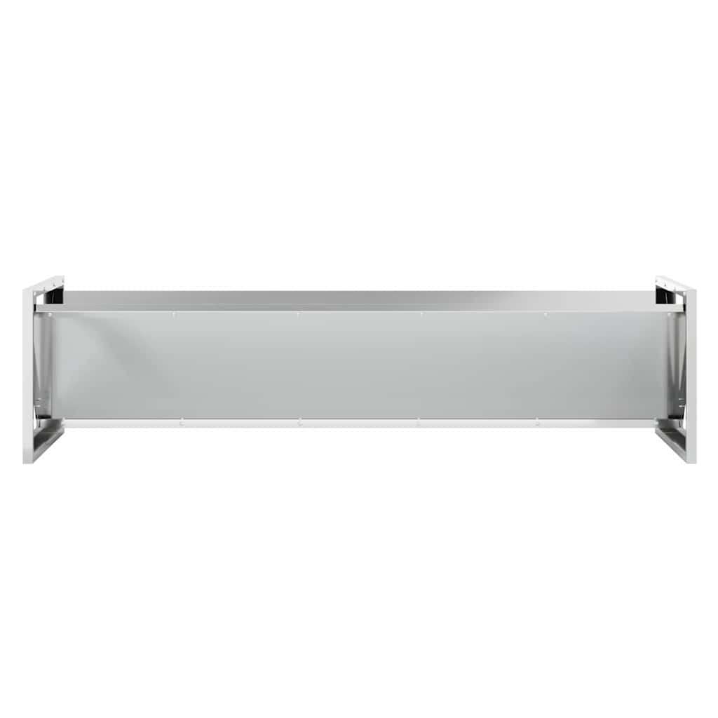 Hranilica za stoku Srebrno 108 x 50 x 28 cm Cinkani čelik