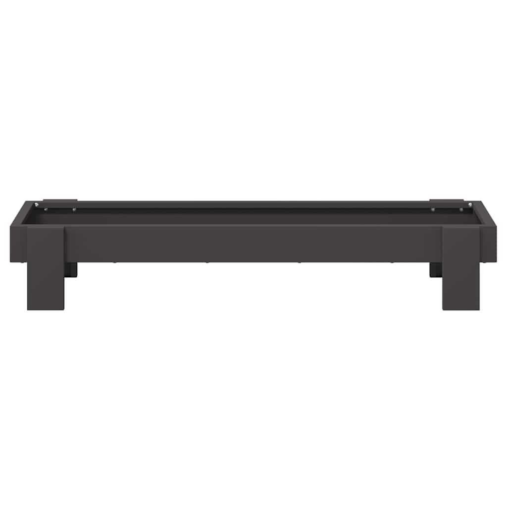 Hranilica za kokoške Crna 80 x 28 x 13.5 cm