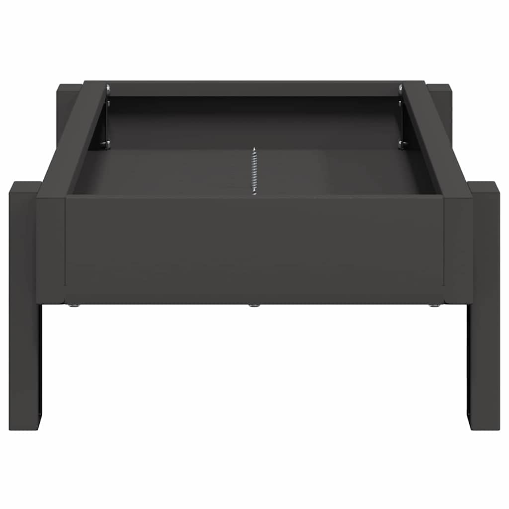 Hranilica za kokoške Crna 80 x 28 x 13.5 cm
