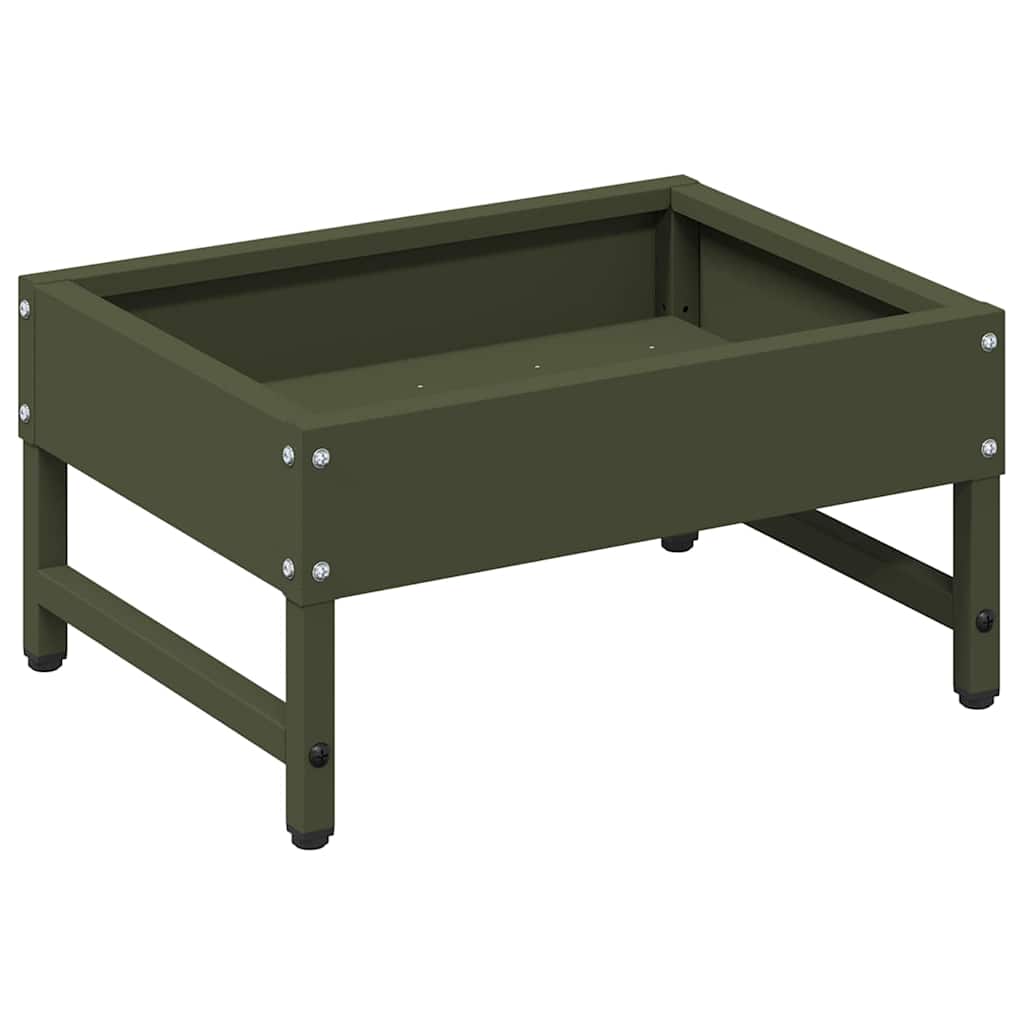 Feeder za ptice Maslinasto zelena 80 x 28 x 13.5 cm