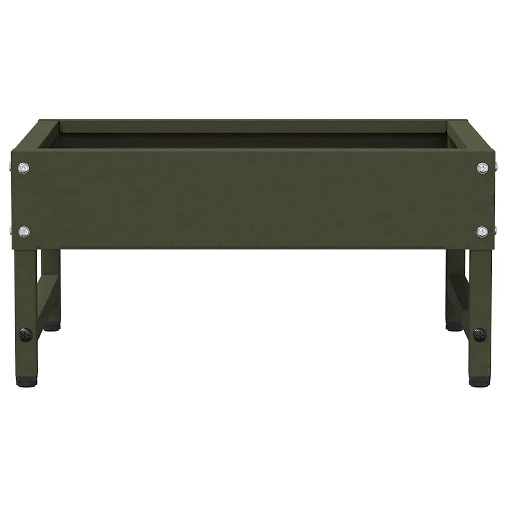 Feeder za ptice Maslinasto zelena 80 x 28 x 13.5 cm