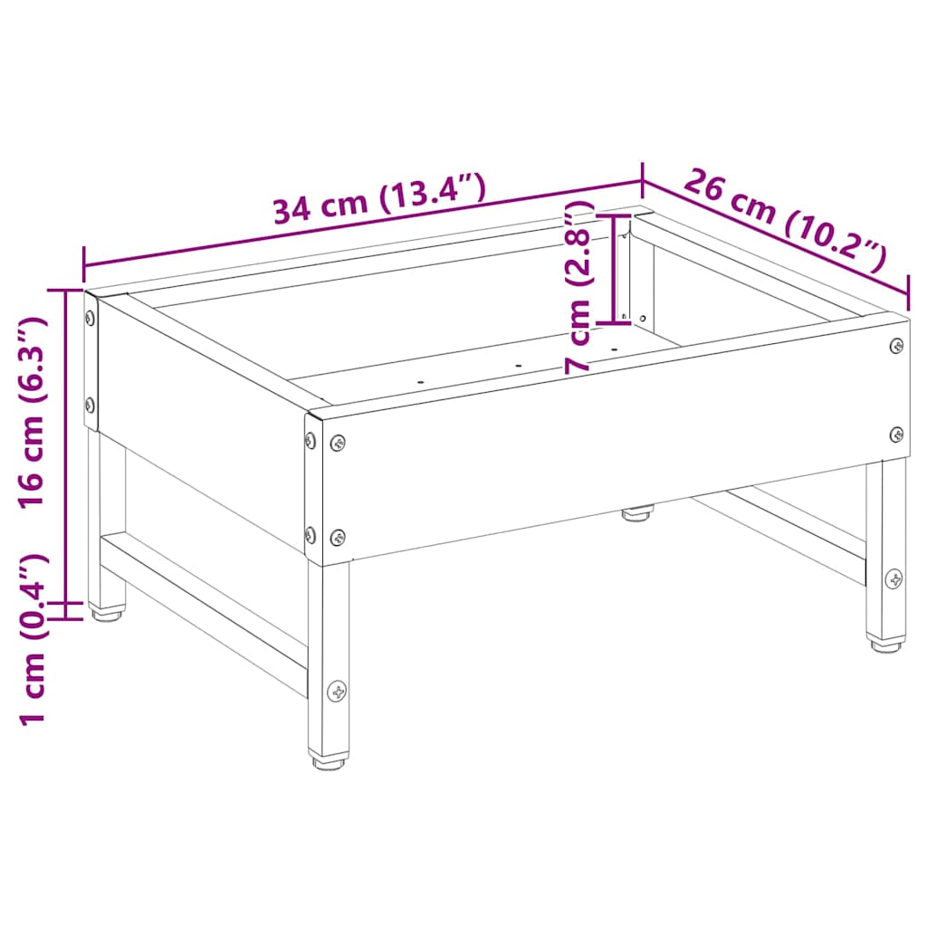 Feeder za ptice Maslinasto zelena 80 x 28 x 13.5 cm