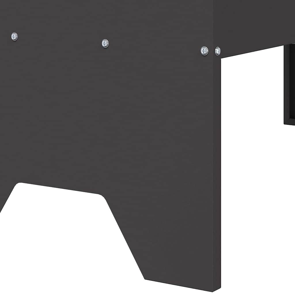 Hranilica za stoku Crna 79 x 35 x 62 cm Hladno valjani čelik