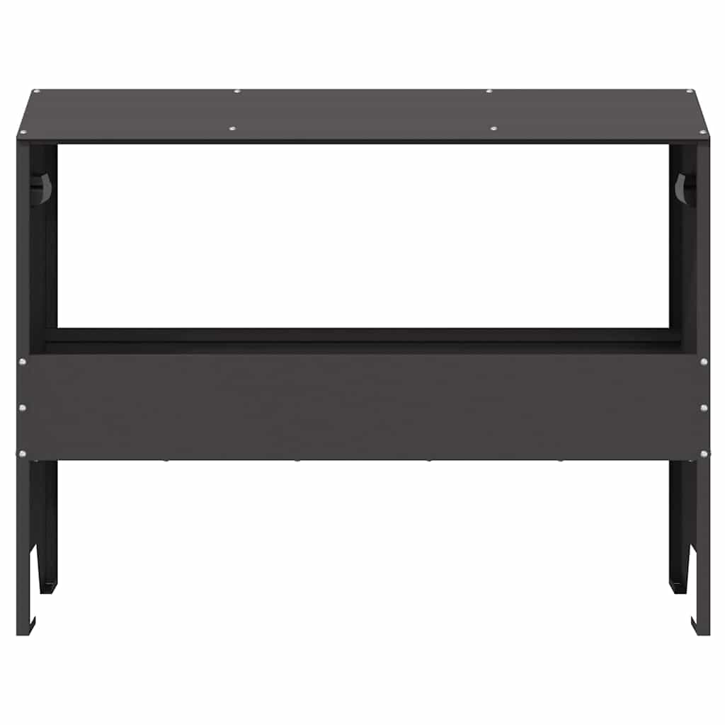 Hranilica za stoku Crna 79 x 35 x 62 cm Hladno valjani čelik