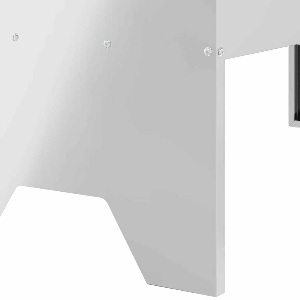 Hranilica za stoku Srebrno 79 x 35 x 62 cm Cinkani čelik