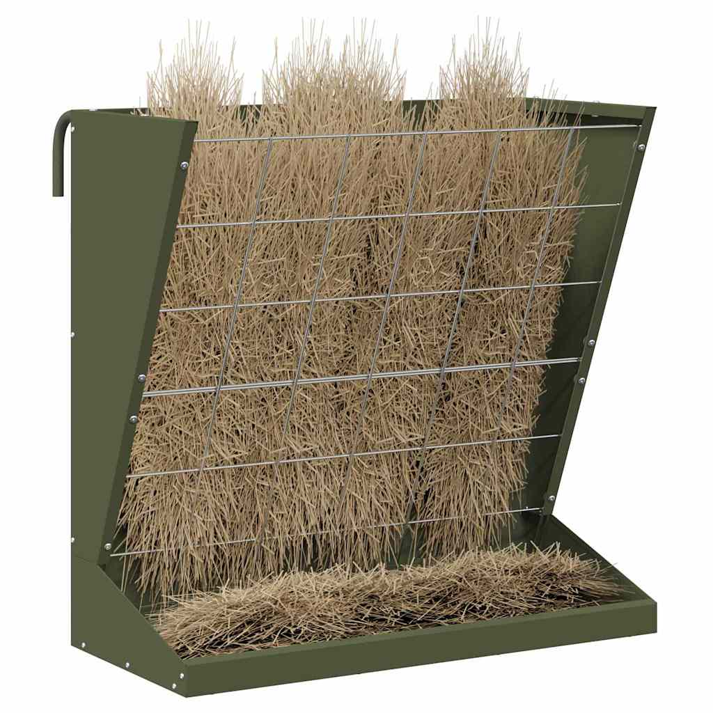 Hranilica za sijeno Maslinasto zelena 71 x 33 x 70 cm