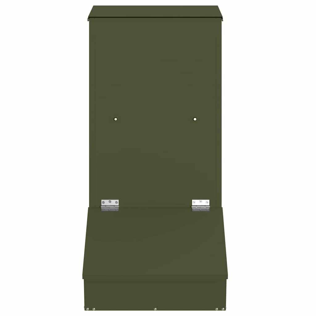 Hranilica za svinje Maslinasto zelena 55 x 38 x 76 cm