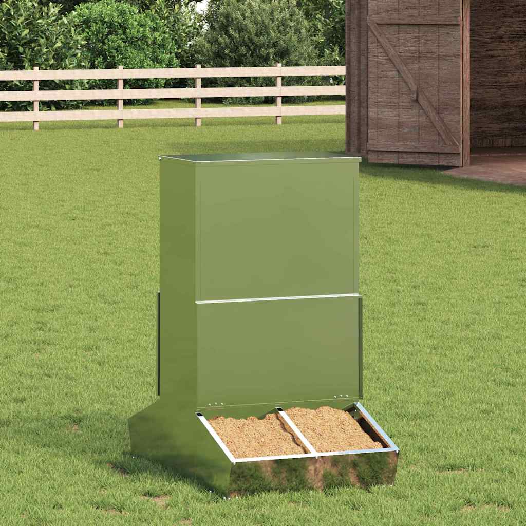 Hranilica za svinje Srebrno 82 x 51 x 91,5 cm Cinkani čelik