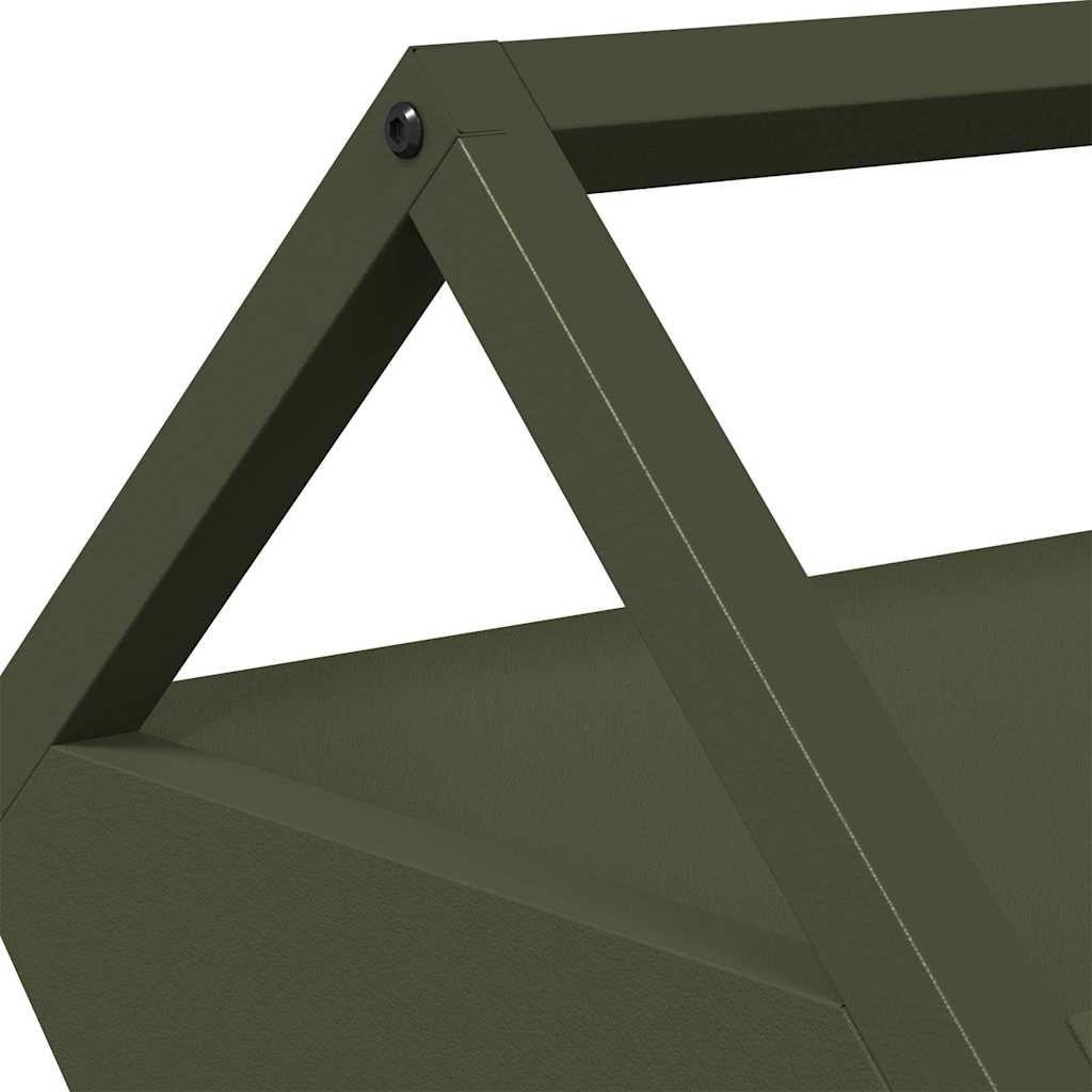 Hranilica za stoku Maslinasto zelena 111 x 76 x 38 cm