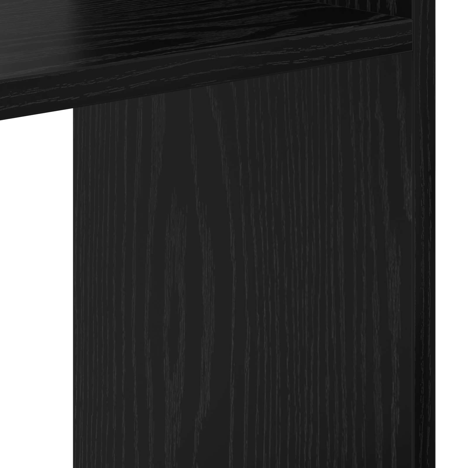 Ormarić za knjige Crni hrast 92 x 29 x 188 cm Konstruirano drvo