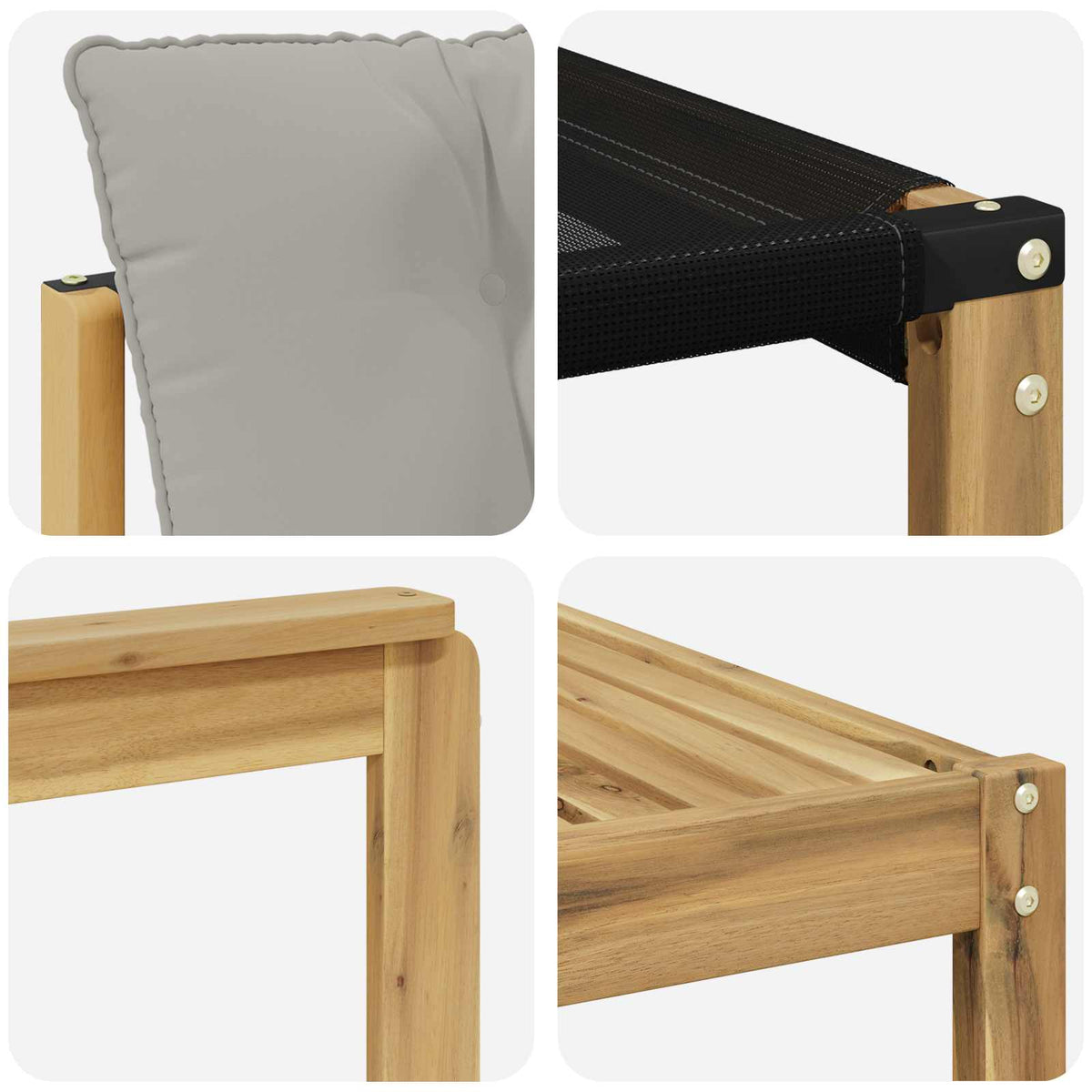 Set vanjskih sofa 9 kom. Bijela i svjetlosiva
