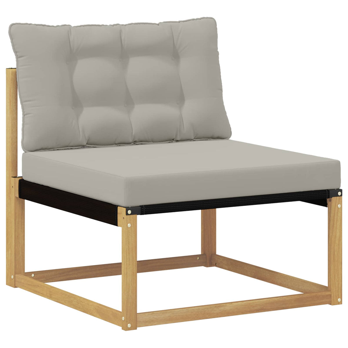 Set vanjskih sofa 9 kom. Bijela i svjetlosiva