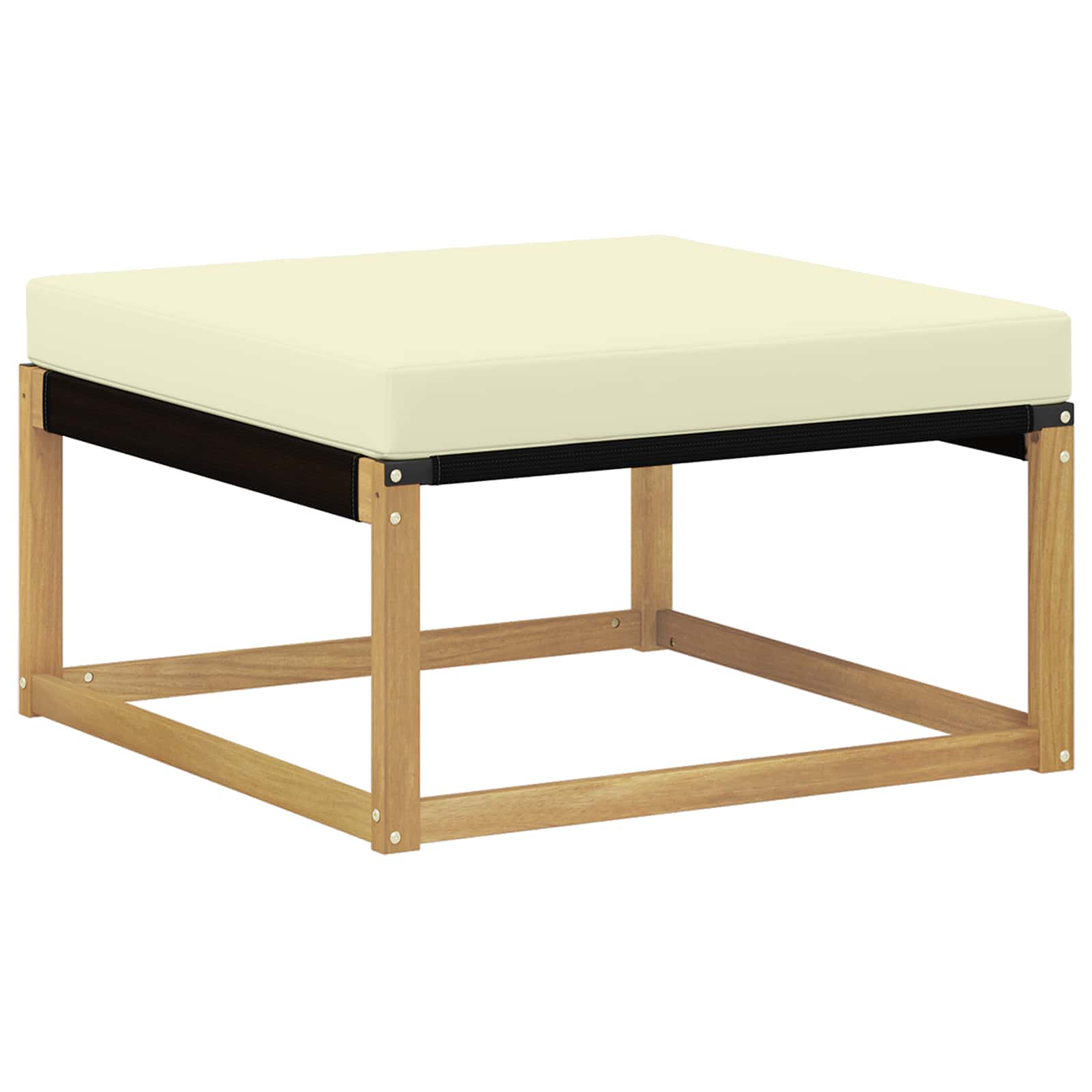 Set vanjskih sofa s jastukom 4 pcs Bijela i krem