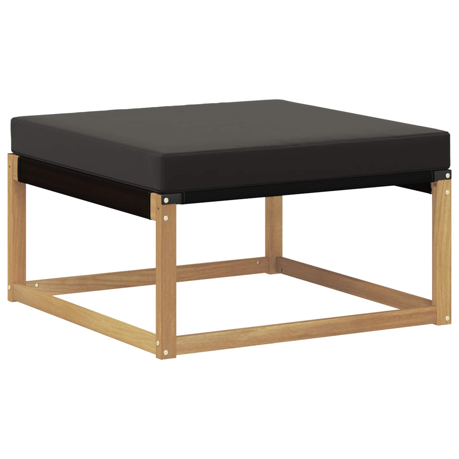 Set vanjskih sofa s jastukom 5 pcs Bijela i crna