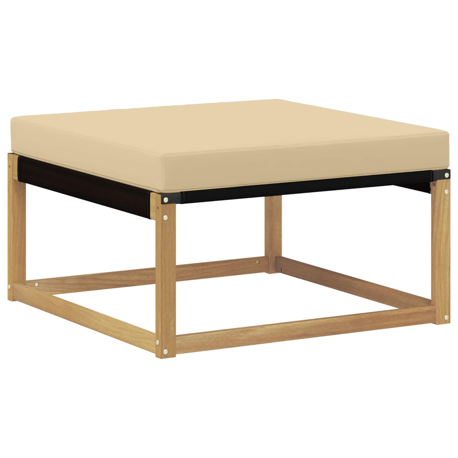 Set vanjskih sofa 6 pcs Bijela i bež 79 x 79 x 37 cm
