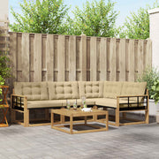 Set vanjskih sofa 5 kom. Bijela i bež