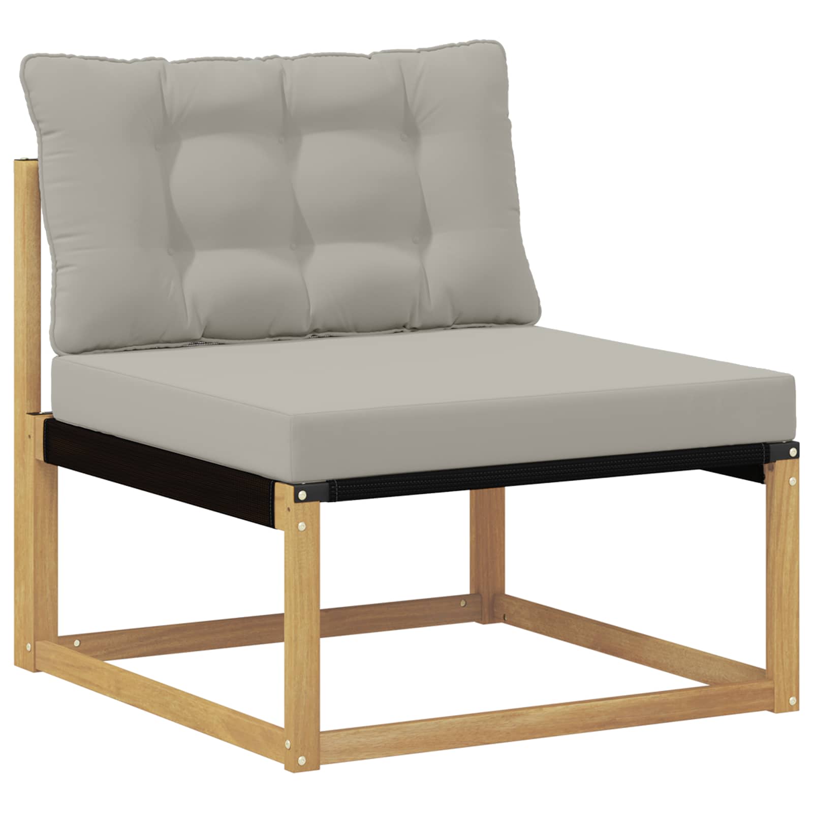 Set vanjskih sofa s jastukom 8 pcs Bijela i svjetlosiva