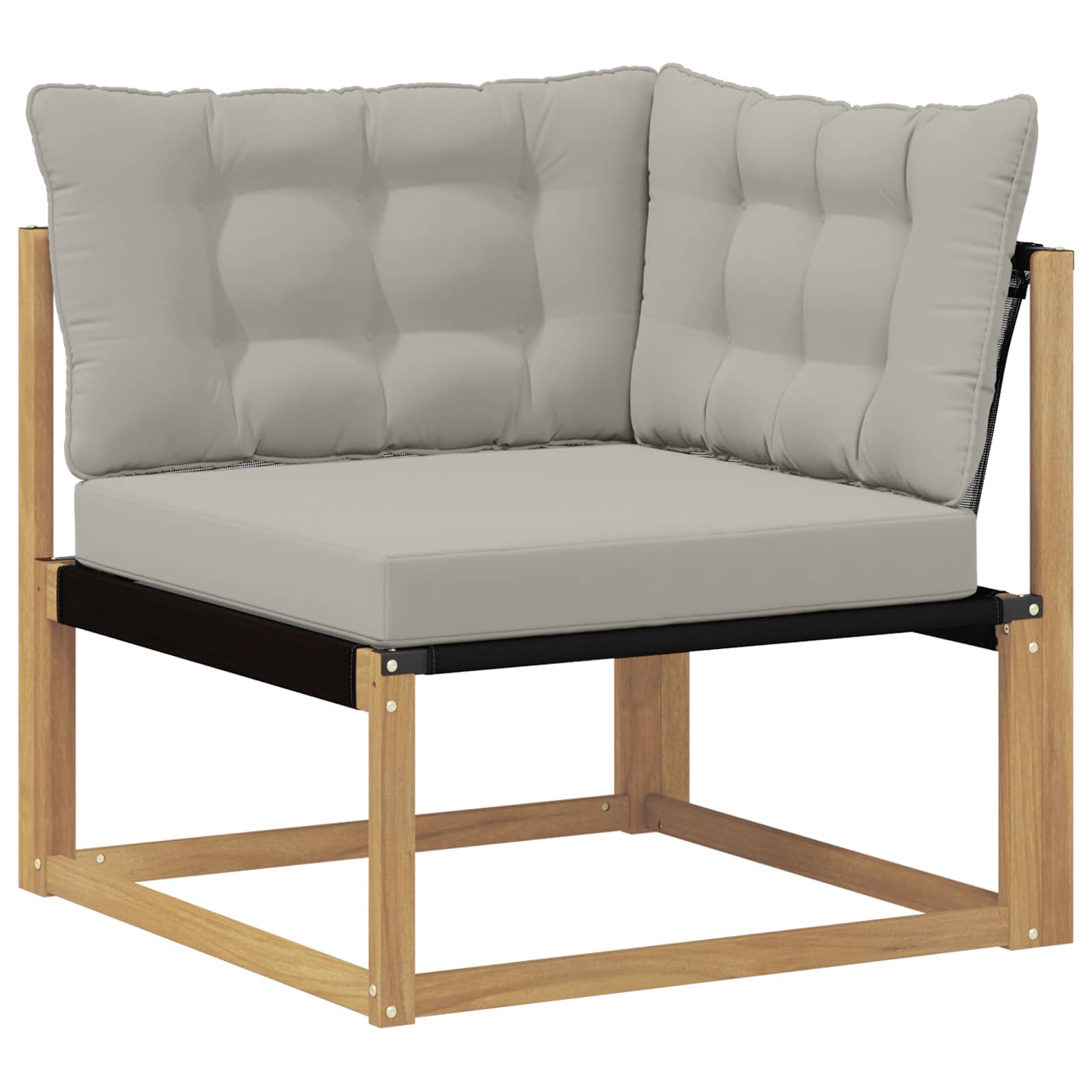 Set vanjskih sofa s jastukom 8 pcs Bijela i svjetlosiva