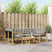 Set vanjskih sofa 7 kom. Bijela i svjetlosiva
