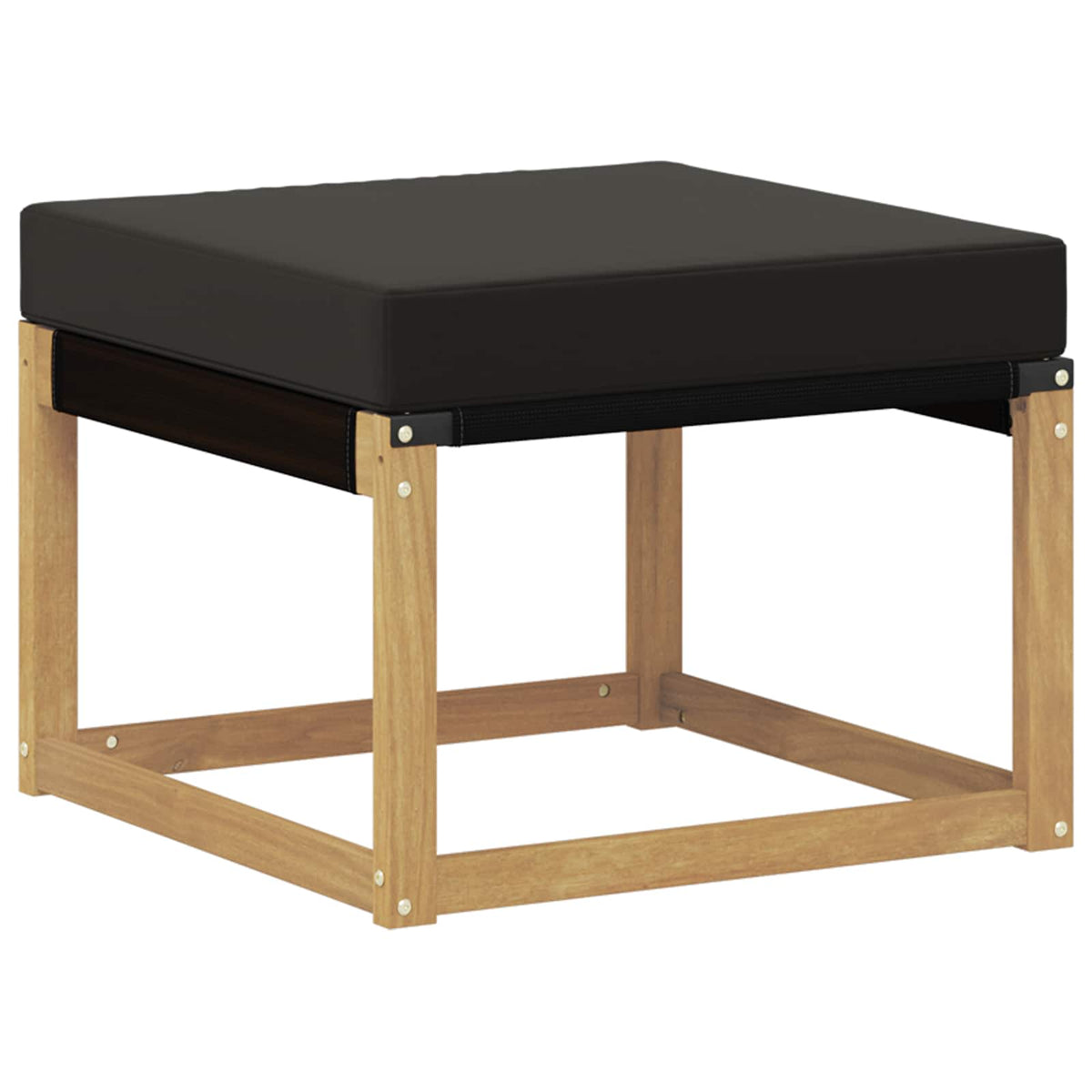 Set vanjskih sofa s jastukom 4 pcs Bijela i crna