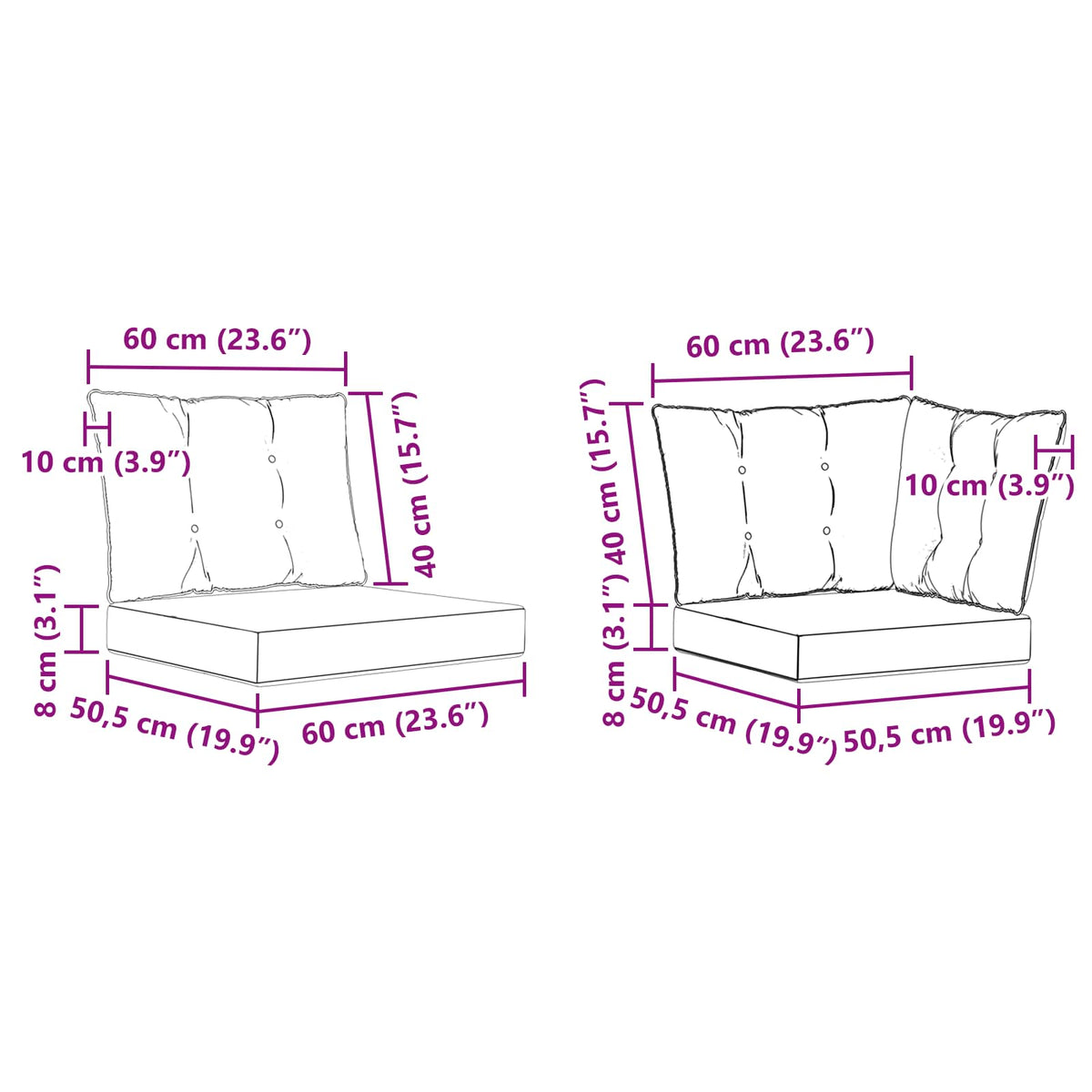 Set vanjskih sofa 5 pcs Čvrsto drvo akacije i Textilene