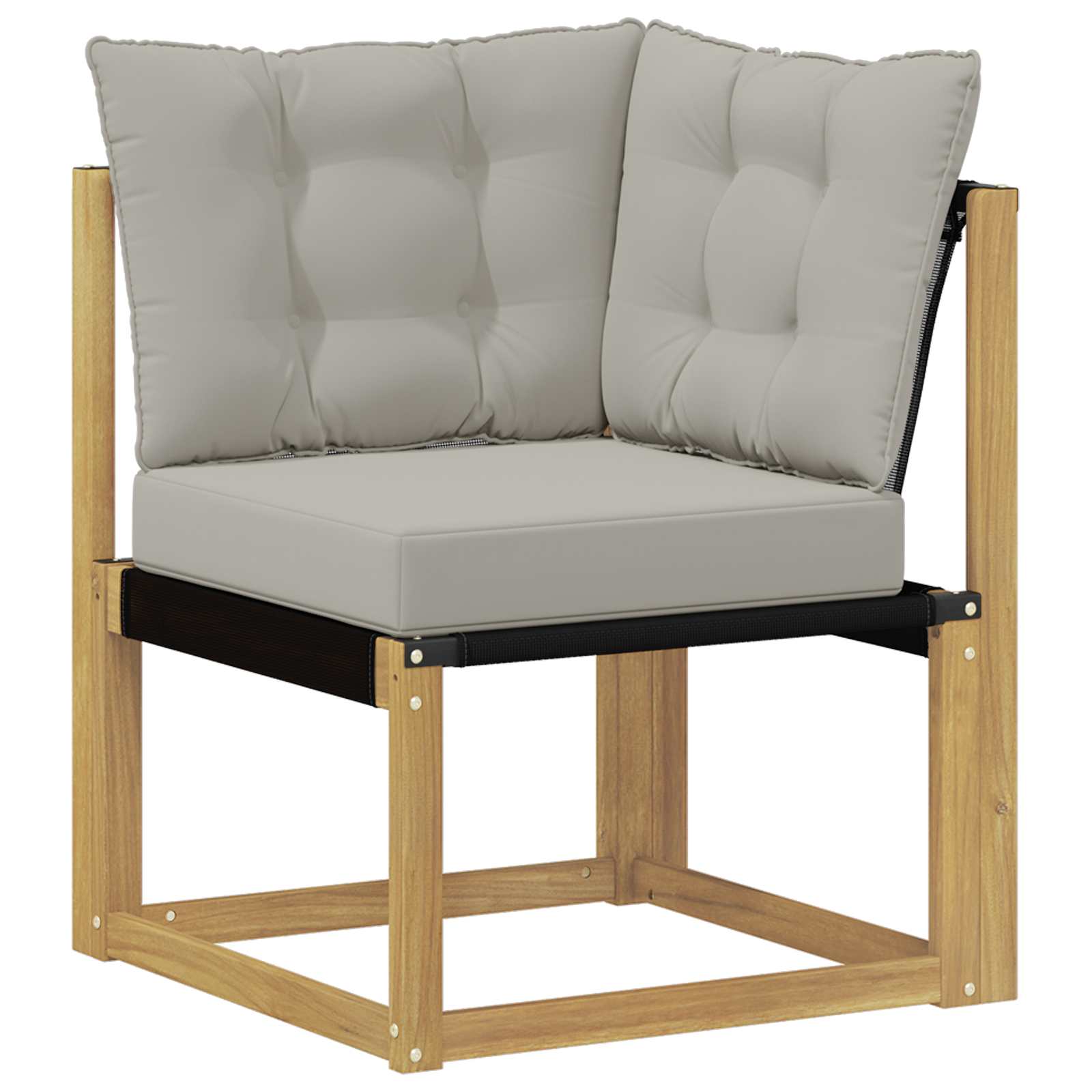 Set vanjskih sofa 7 kom. Bijela i svjetlosiva