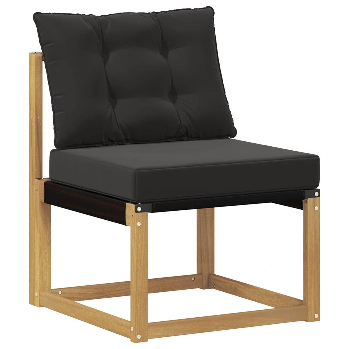 Set vanjskih sofa 8 kom. Bijela i crna