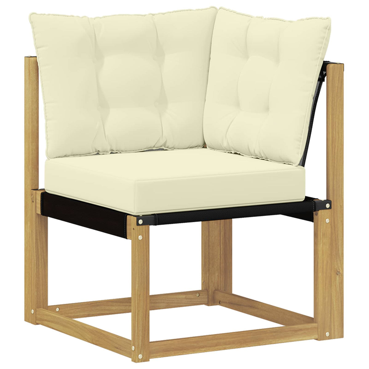 Set vanjskih sofa 9 kom. Bijela i krem