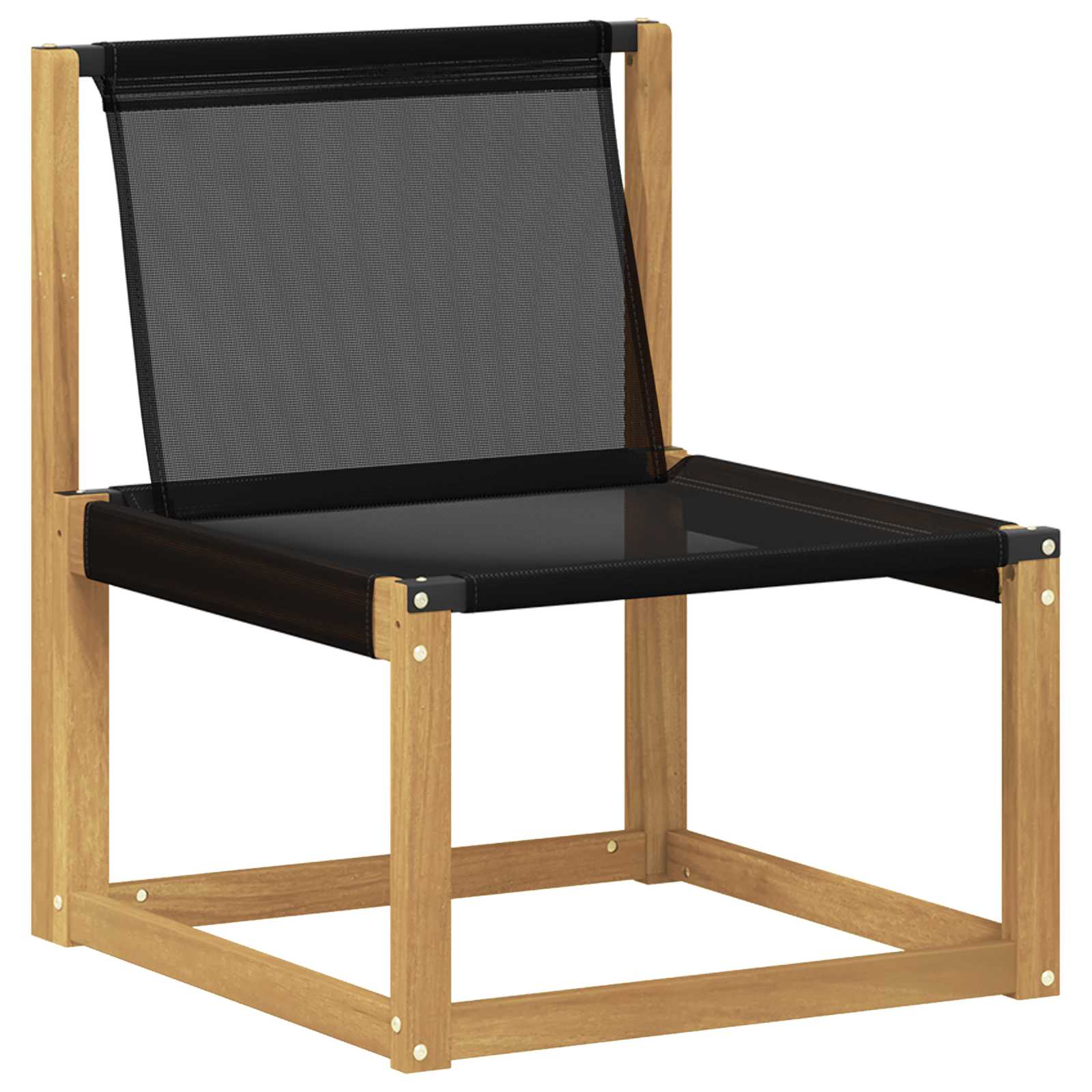 Set vanjskih sofa s jastukom 9 pcs Bijela i crna