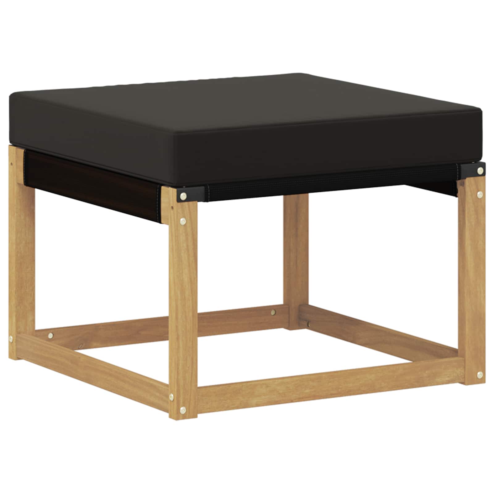 Set vanjskih sofa s jastukom 9 pcs Bijela i crna
