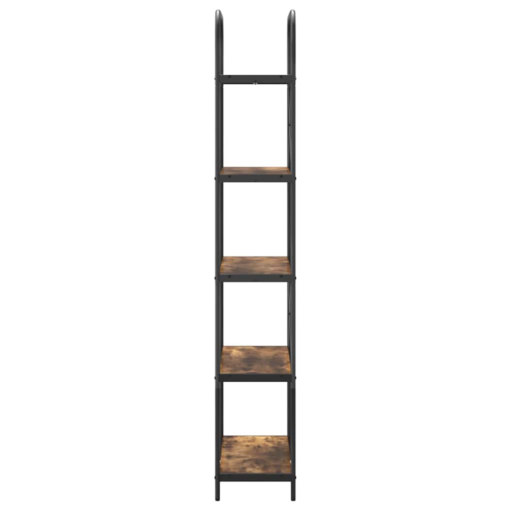 Polica Dimljeni hrast 80 x 30 x 183 cm Konstruirano drvo
