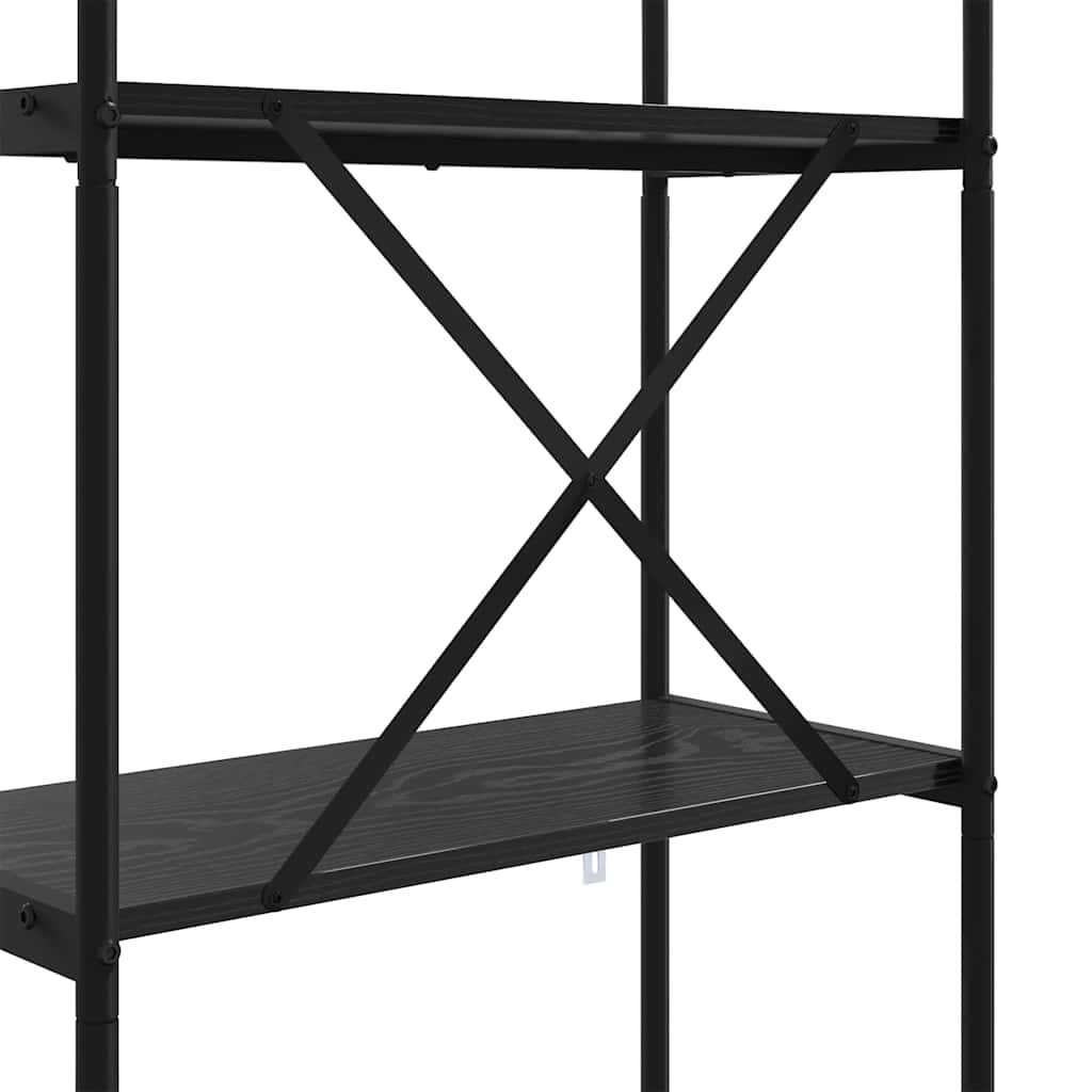 Polica Crni hrast 80 x 30 x 146 cm Konstruirano drvo