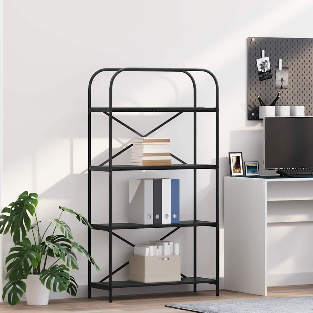 Polica Crni hrast 80 x 30 x 146 cm Konstruirano drvo