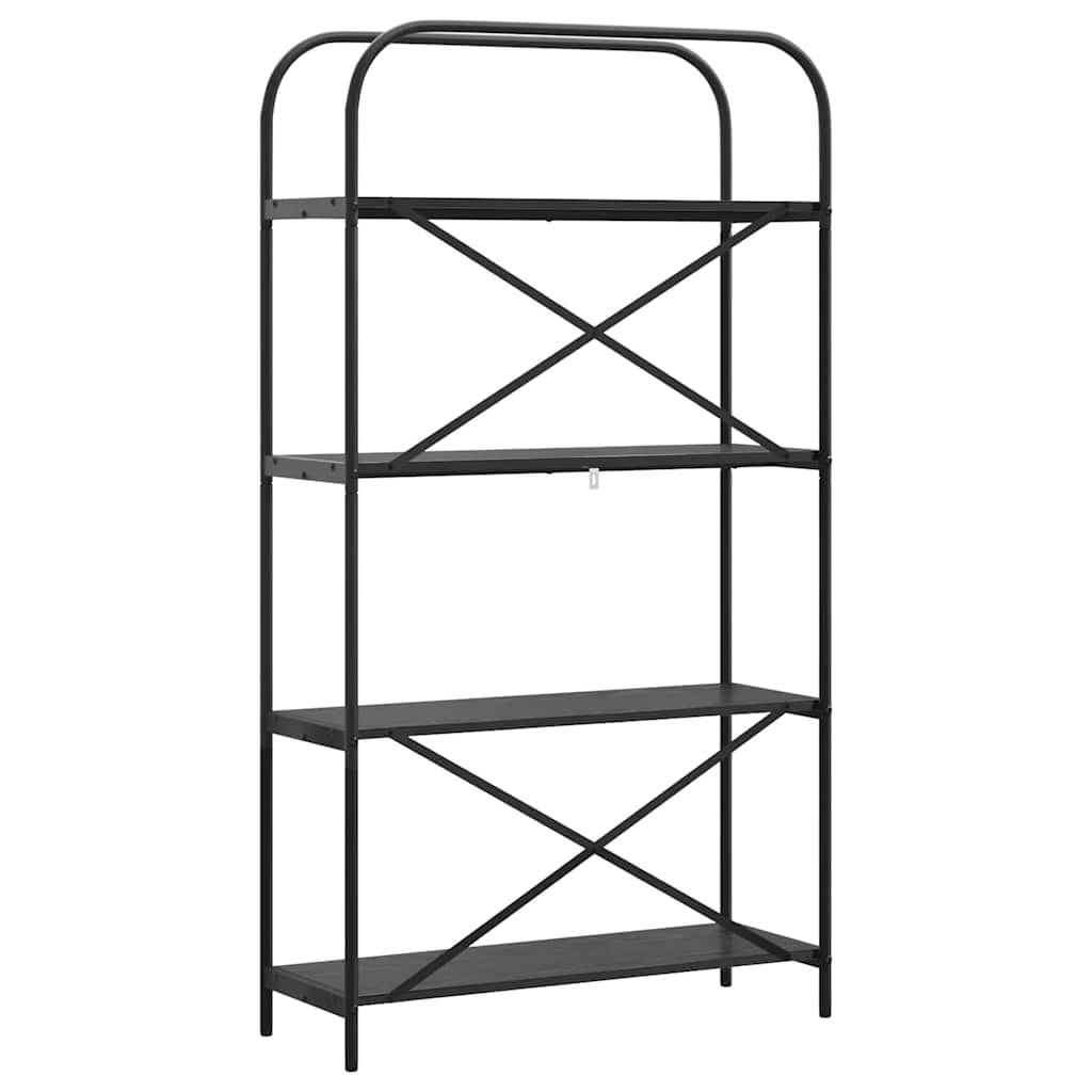 Polica Crni hrast 80 x 30 x 146 cm Konstruirano drvo