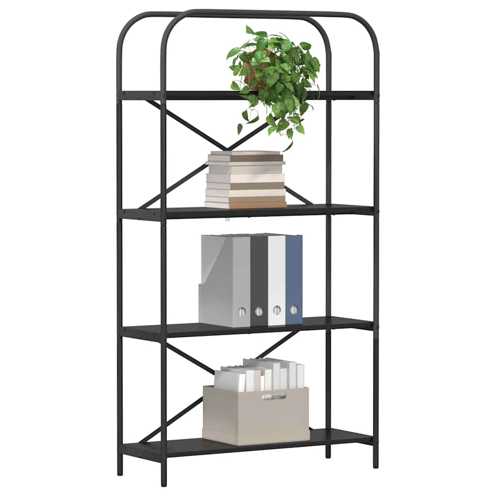 Polica Crni hrast 80 x 30 x 146 cm Konstruirano drvo