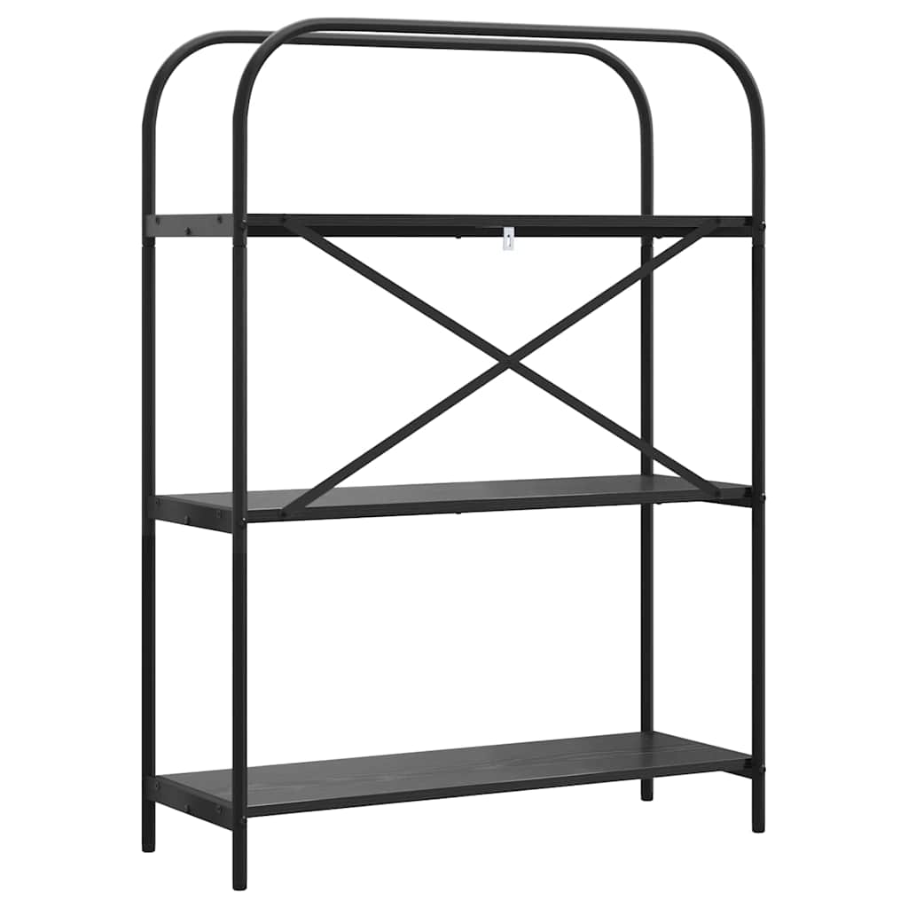 Polica Crni hrast 80 x 30 x 109 cm Konstruirano drvo