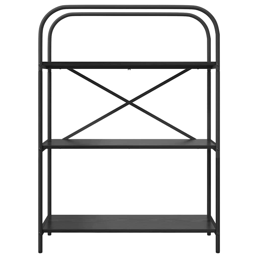 Polica Crni hrast 80 x 30 x 109 cm Konstruirano drvo