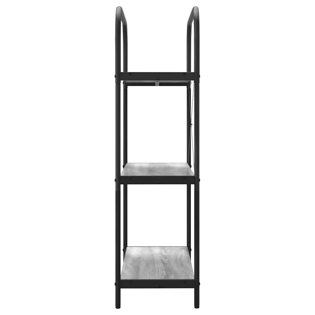 Polica Siva Sonoma 80 x 30 x 109 cm Konstruirano drvo