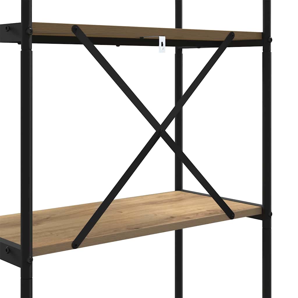 Polica 3 razina 80 x 30 x 109 cm Konstruirano drvo