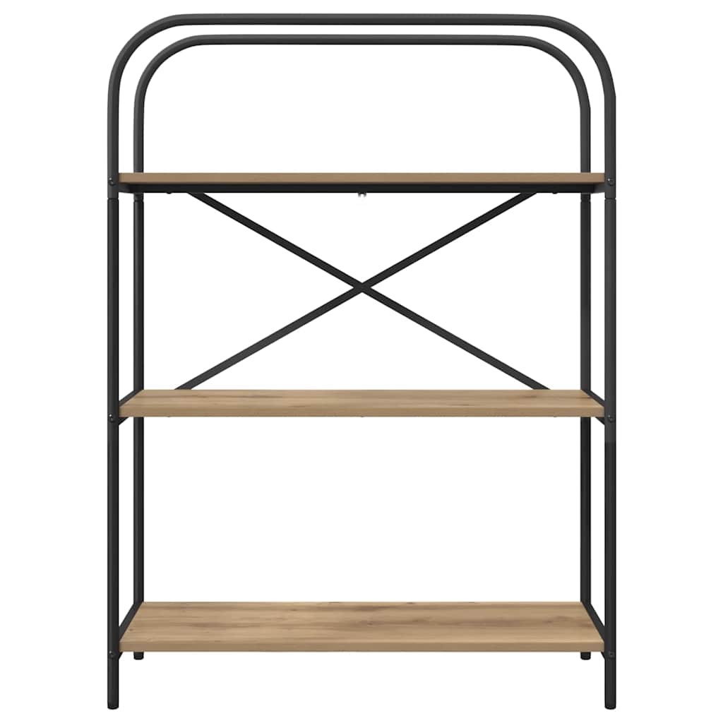 Polica 3 razina 80 x 30 x 109 cm Konstruirano drvo