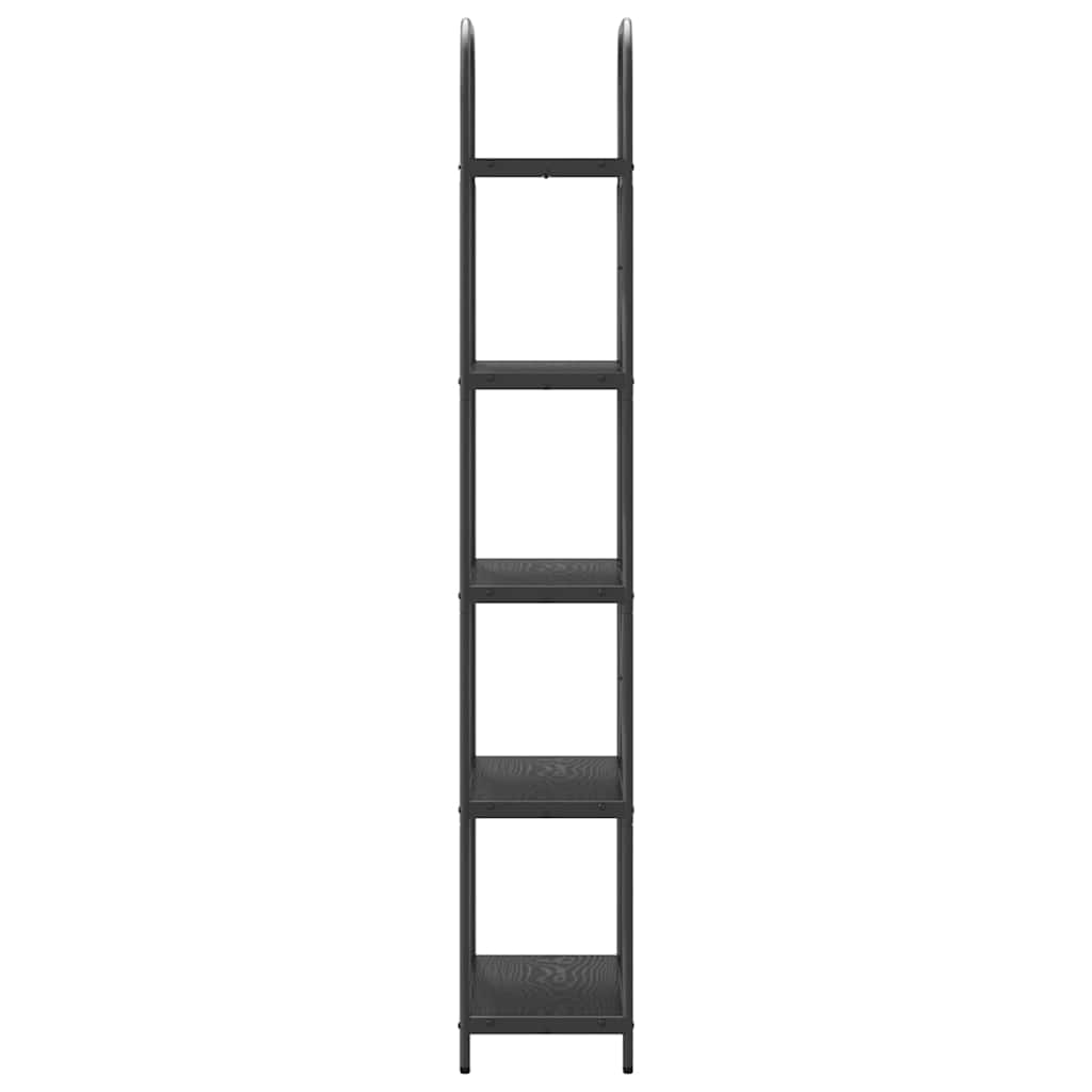 Polica Crni hrast 60 x 30 x 183 cm Konstruirano drvo