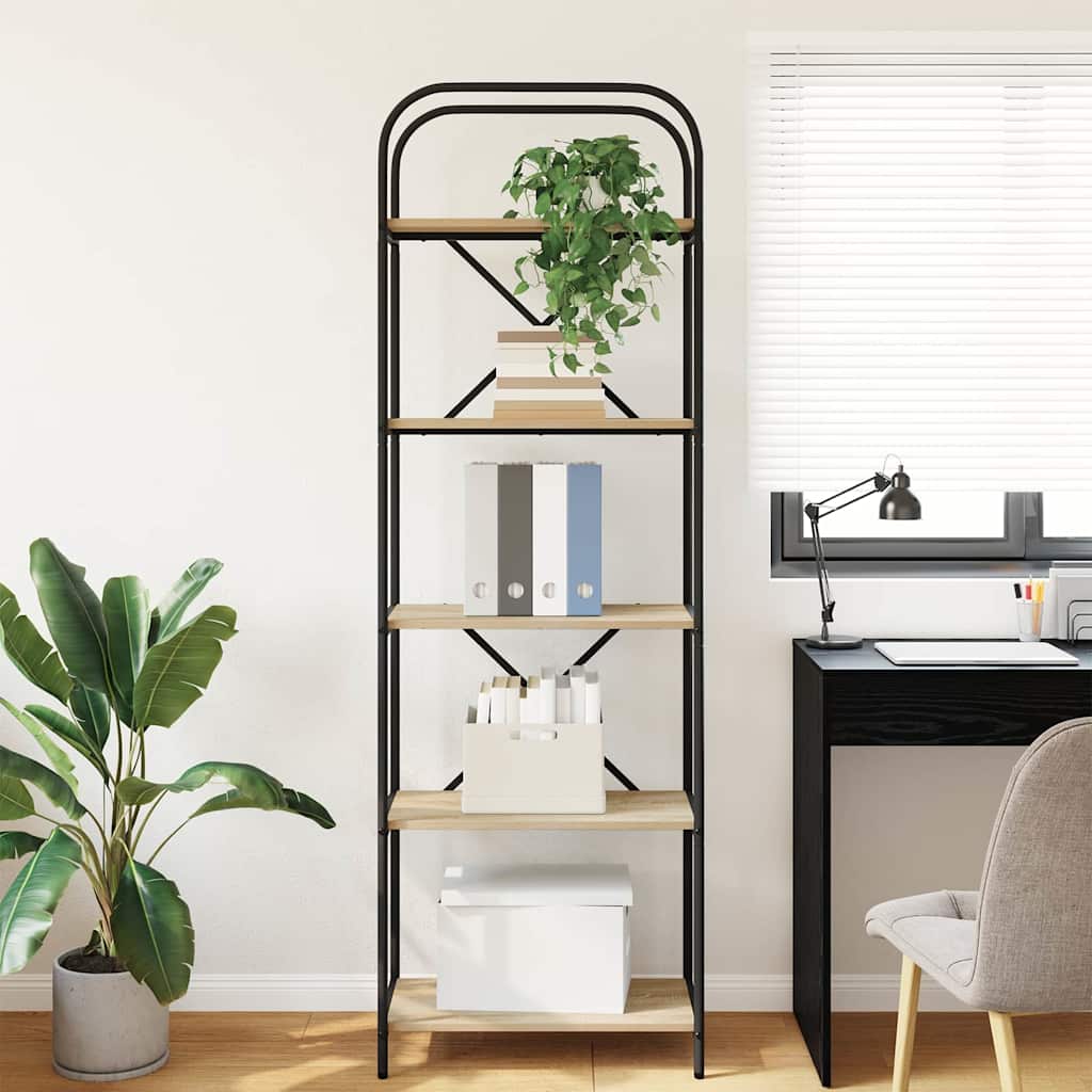 Polica Sonoma hrast 60 x 30 x 183 cm Konstruirano drvo