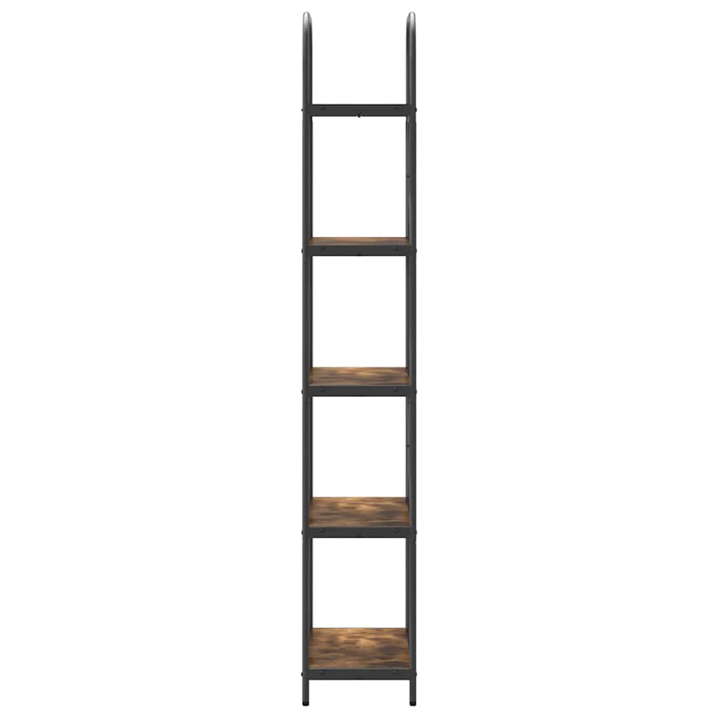 Polica Dimljeni hrast 60 x 30 x 183 cm Konstruirano drvo