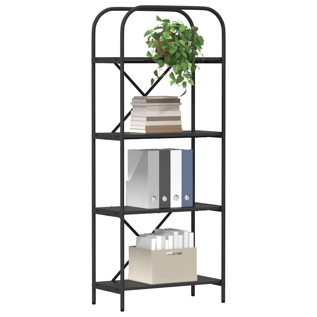 Polica Crni hrast 60 x 30 x 146 cm Konstruirano drvo