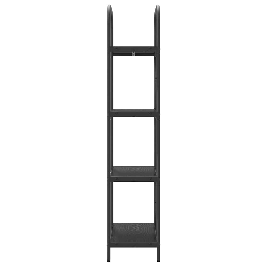 Polica Crni hrast 60 x 30 x 146 cm Konstruirano drvo
