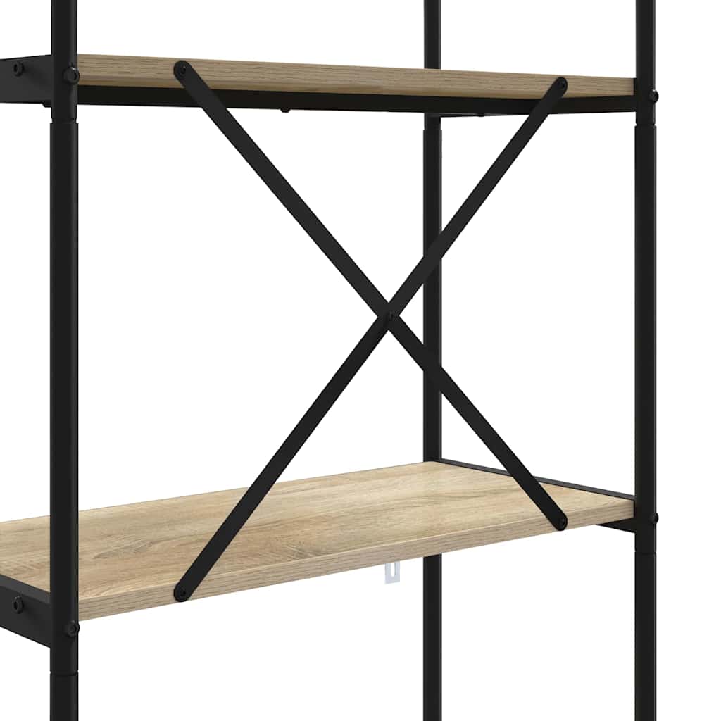 Polica Sonoma hrast 60 x 30 x 146 cm Konstruirano drvo