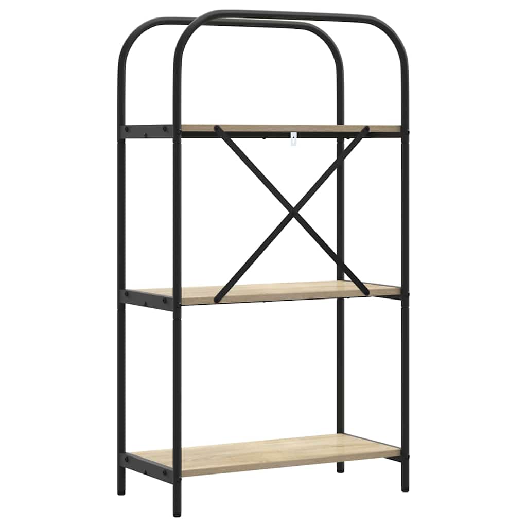 Polica Sonoma hrast 60 x 30 x 109 cm Konstruirano drvo