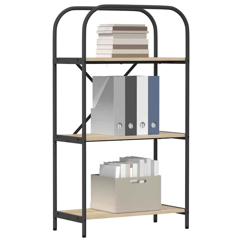 Polica Sonoma hrast 60 x 30 x 109 cm Konstruirano drvo