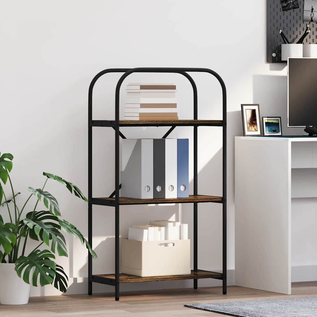 Polica Dimljeni hrast 60 x 30 x 109 cm Konstruirano drvo